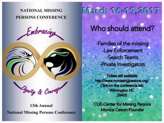 National Missing Persons Conference                                                                                                                                                                                                                                                                                                                                                                                                                                                                                                                                                                                                                                                                                                                                                                                                                                                                                                                                                                                                                                                                                                                                                                                                                                                                                                                                                                                                                                                                                                                                                                                                                                                                                                                                                                                                                              National Missing Persons Conference